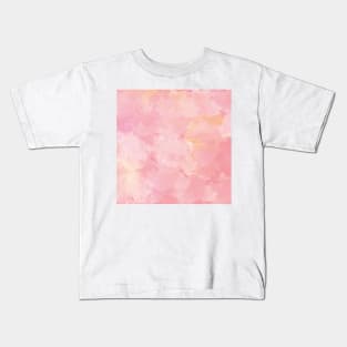 Rose quartz crystal #marble #watercolor #artwork #rose #blush #girls #nursery #home #decor #abstract #kirovair Kids T-Shirt